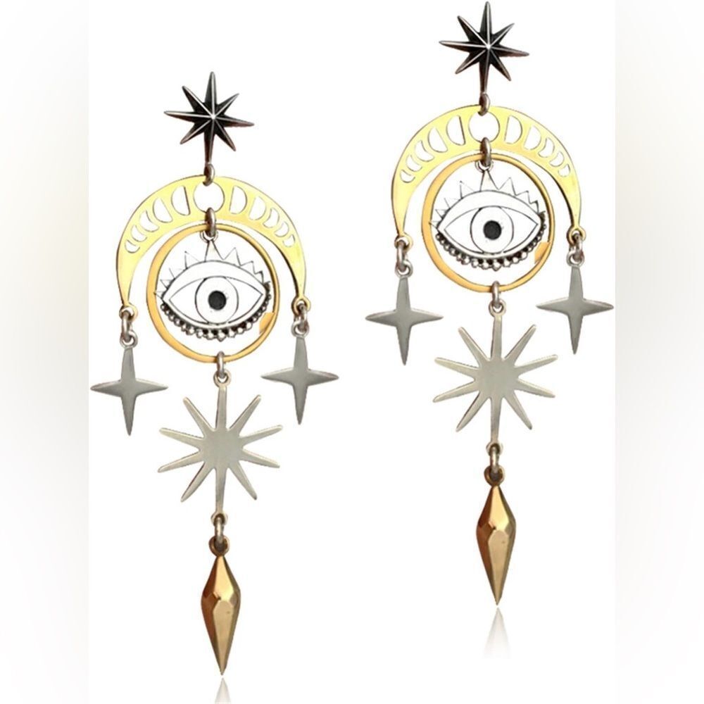 Evil eye earrings N872